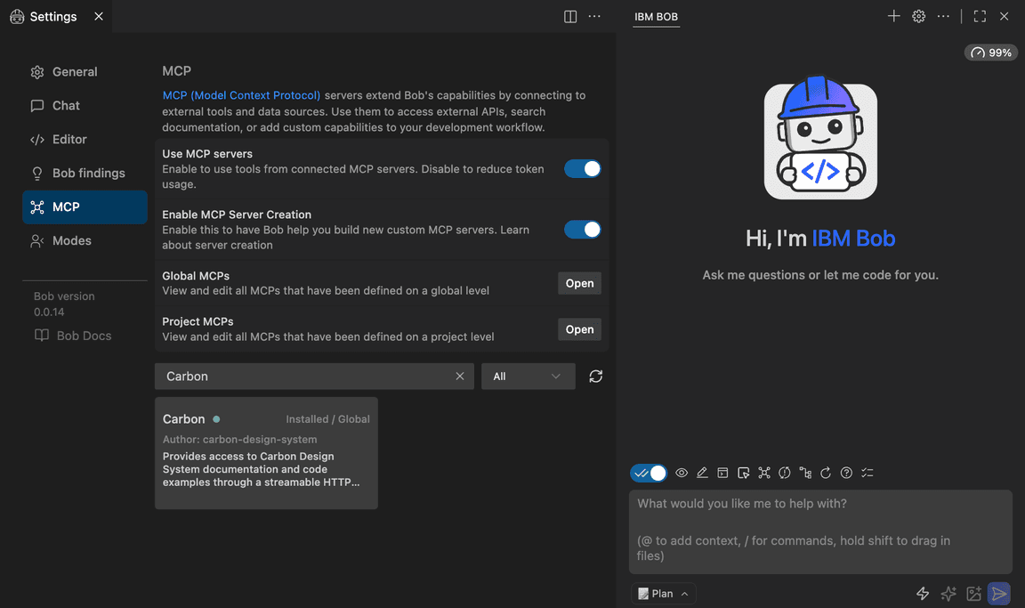 Carbon MCP successfully installed