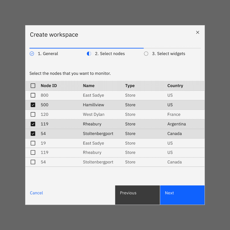 Do: keep data table interaction simple.