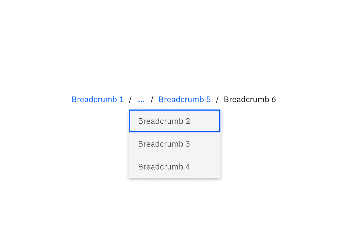 Truncated breadcrumbs